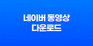 네이버 동영상 다운로드 방법 2가지 33