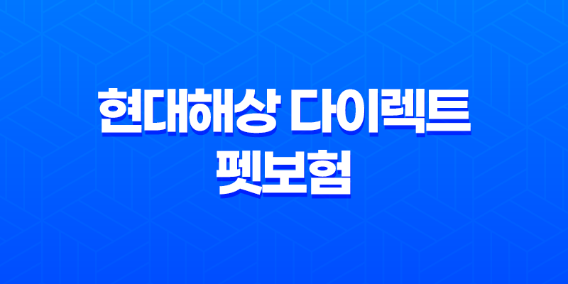 현대해상 다이렉트 펫보험 보험료 가입방법과 혜택 8 현대해상 다이렉트 펫보험 보험료 가입방법과 혜택 7