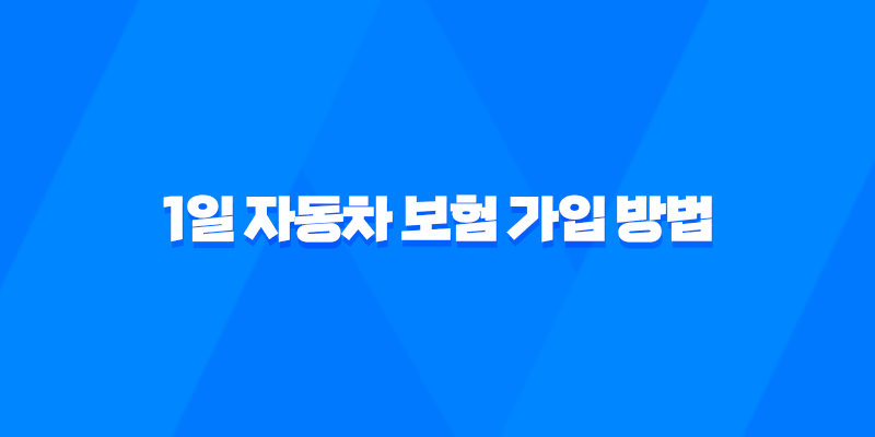 1일 자동차 보험 가입 방법 원데이 자동차보험 8 1일 자동차 보험 가입 방법 원데이 자동차보험 7