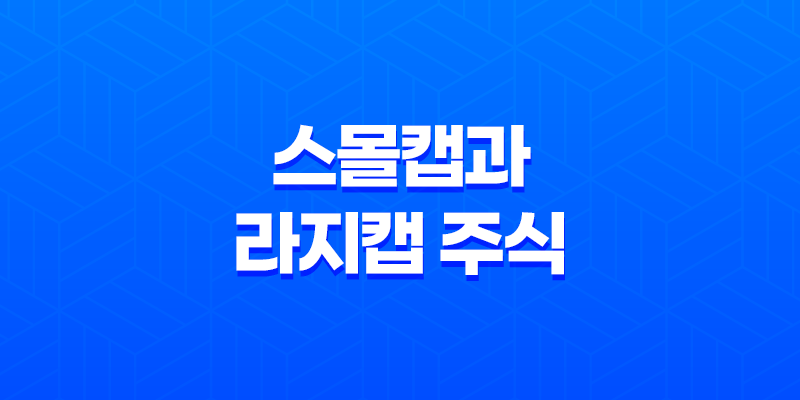 스몰캡과 라지캡 주식 - 대형주, 중형주, 소형주 7