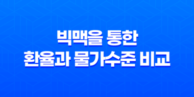 빅맥지수, 맥도날드 빅맥을 통한 환율과 물가수준 비교 57