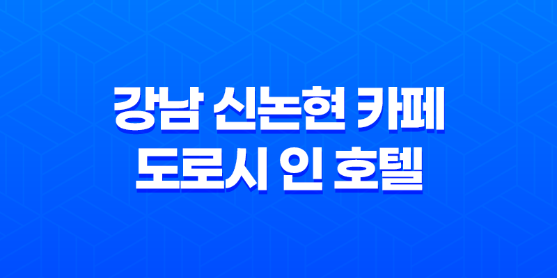 강남 신논현 카페, '인스타그램에서 유명한 도로시 인 호텔' 7