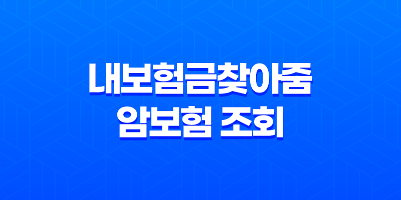 내보험금찾아줌 암보험 조회 방법: 숨은 보험금과 휴면보험금을 찾아보세요! 8 내보험금찾아줌 암보험 조회 방법: 숨은 보험금과 휴면보험금을 찾아보세요! 7