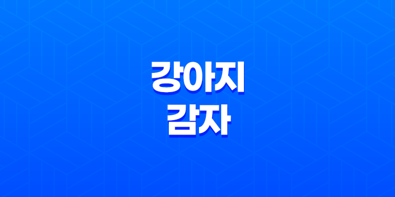 강아지에게 감자를 주는데 주의해야 할 점 8 강아지에게 감자를 주는데 주의해야 할 점 7