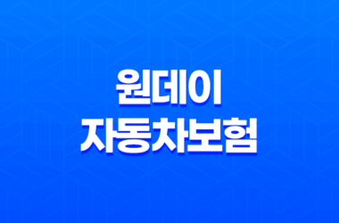 원데이 자동차보험 가입 갱신 방법 보장내용 청구서류 (+ 하루 자동차보험) 27