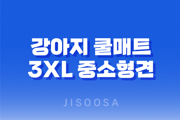 강아지 쿨매트 3XL 중소형견 구매 후기 3