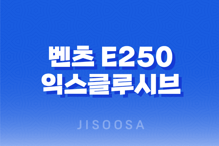 벤츠 e250 익스클루시브