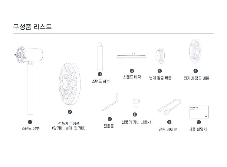 샤오미 스탠드 선풍기 비교 및 후기, 스펙, 디자인, 가격 10