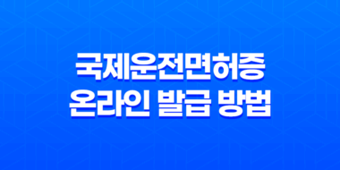 국제운전면허증 온라인 발급 방법 정리 27