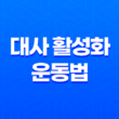 대사 활성화를 위한 운동법, 체질을 높이는 운동 루틴 17