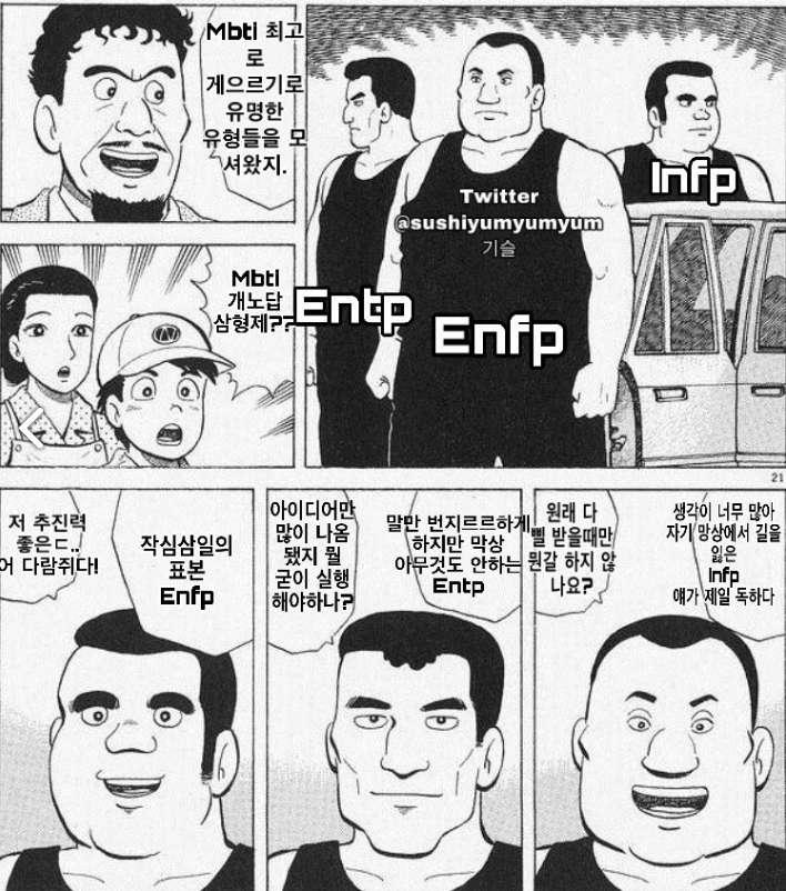 ENFP 성격 유형 외향, 직관, 감정 중심, 인식 3