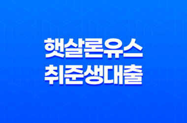 햇살론유스 취준생대출 : 경제적 어려움을 뚫고 나아가는 청년의 희망 17