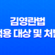 김영란법 적용 대상 및 처벌 17