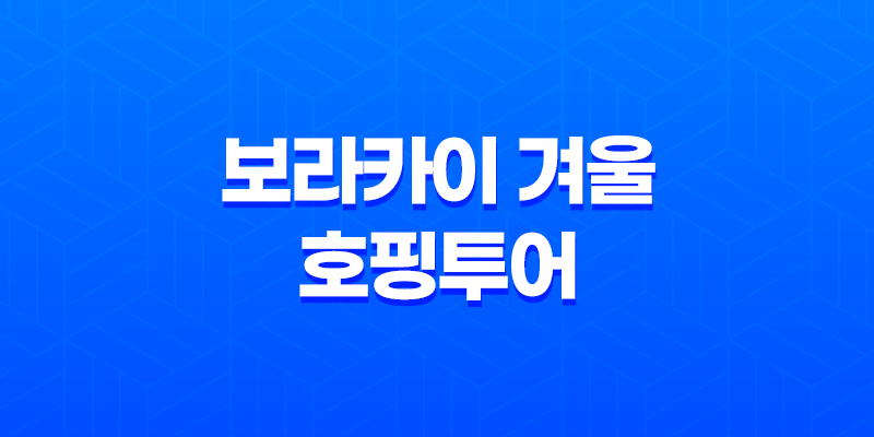 보라카이 겨울 호핑투어, 천국 같은 여행 7