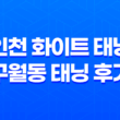 인천 화이트 태닝 구월동태닝 후기: 피부 하얗게 하는법 33