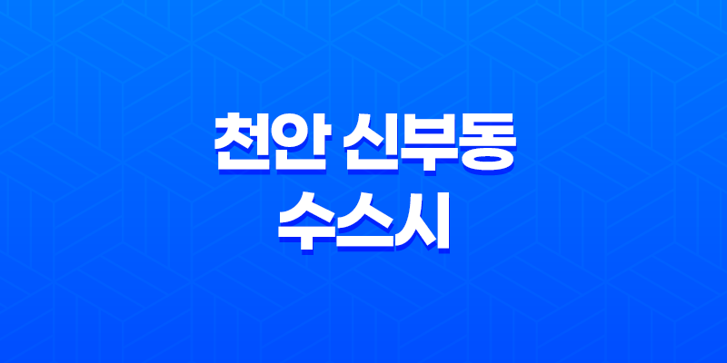 맛있고 신선한 초밥 천안 신부동 수스시, 정식 초밥 리뷰 7