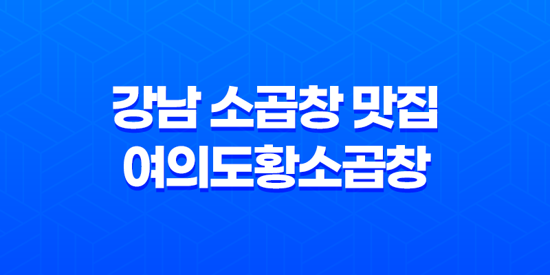 강남 소곱창 맛집, 여의도황소곱창으로 즐기는 진정한 고기의 맛 8 강남 소곱창 맛집, 여의도황소곱창으로 즐기는 진정한 고기의 맛 7