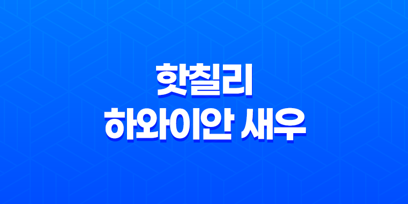 롯데 빅마켓 핫칠리 하와이안 새우와 일반 하와이안 새우 후기 7