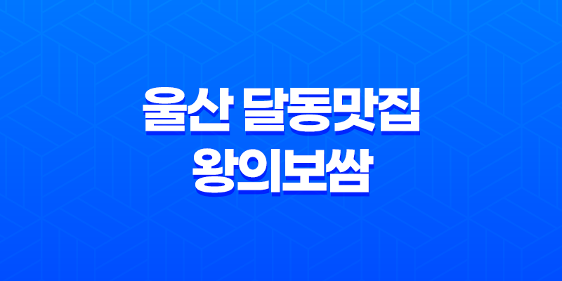 울산 달동맛집 왕의보쌈(+ 해산물 품은 황제의 맛있는 세계!) 7