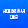 신용 대출 옵션, 새희망홀씨 대출의 모든 것 27