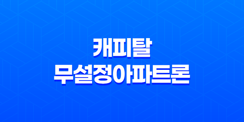 캐피탈 무설정아파트론 장단점, 진행절차 8 캐피탈 무설정아파트론 장단점, 진행절차 7