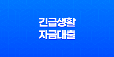 긴급생활자금대출 소액생계비 지원 사업 49