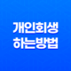 투자와 빚, 개인회생 하는 방법 21