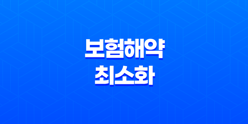 보험해약 최소화 전략, 손해액 최소화 방법 8 보험해약 최소화 전략, 손해액 최소화 방법 7