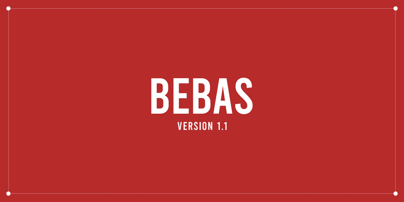 영문폰트의 매력 : BEBAS 폰트와 디자인의 완벽한 조화 1