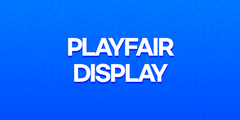 최고의 웹폰트 : Playfair Display - Google Fonts 8 최고의 웹폰트 : Playfair Display - Google Fonts 7