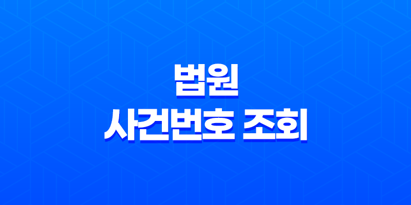 법원 사건번호 조회 - 간편하고 빠른 대국민 서비스 안내 8 법원 사건번호 조회 - 간편하고 빠른 대국민 서비스 안내 7