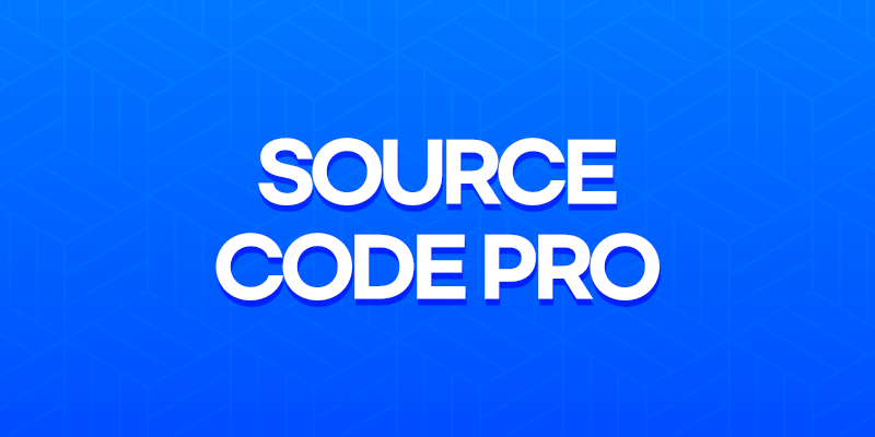 프로그래밍 폰트 Source Code Pro 7
