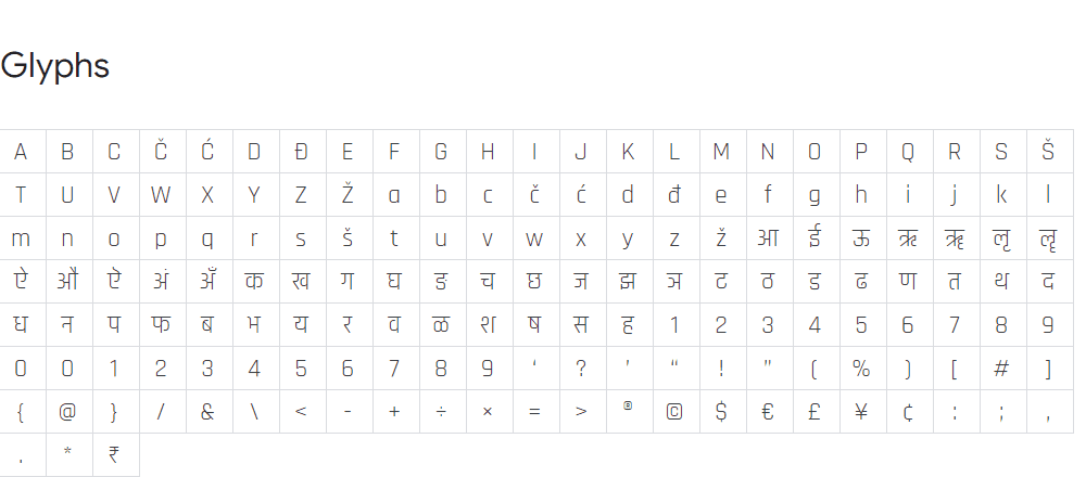 라즈다니(Rajdhani) 영문글꼴(Google Fonts) 미려함과 기능의 완벽한 조화