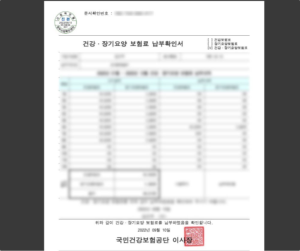 건강보험료 납부 확인서 발급 방법 4가지 - 빠르고 간편하게 알아보기 11