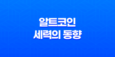 알트코인 세력의 동향 - 차트 비교와 진입 시점 39