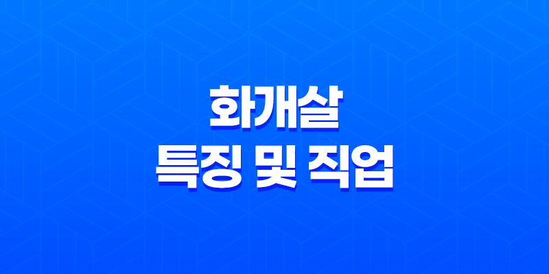 화개살(華蓋煞) 특징 및 직업 보는법 - 내면 아름다움과 예술적 능력 7