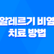 알레르기 비염 치료 방법과 증상 효과적인 내용 3