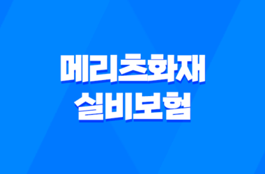 메리츠화재 실비보험 가입 조건 확인하기 11