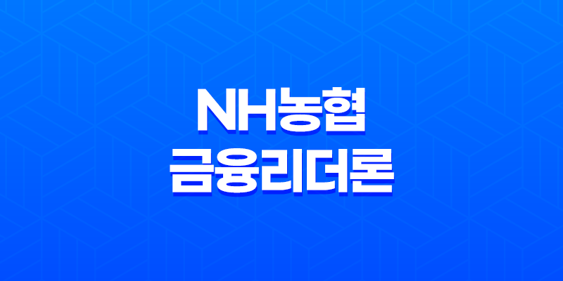NH농협 금융리더론 마이너스통장 대출자격, 한도, 금리 8 NH농협 금융리더론 마이너스통장 대출자격, 한도, 금리 7