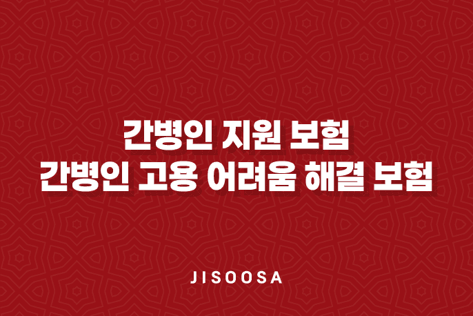 간병인 지원 보험