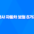악사 자동차 보험 - 8가지 필수 정보 확인 3