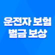 운전자 보험 벌금 보상 핵심 정리 7가지 1