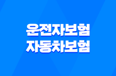 10가지 핵심- 운전자보험 vs 자동차보험, 필수 선택은? 차이점 완벽 분석 11
