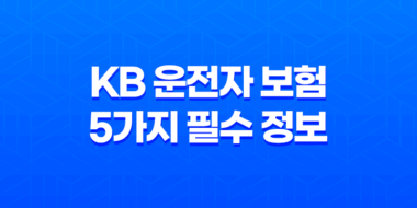 KB 운전자 보험 - 5가지 필수 정보와 안전 운전 꿀팁 15