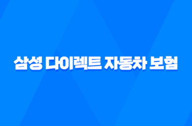 삼성 다이렉트 자동차 보험 - 가입부터 갱신까지 10가지 필수 정보 7