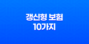 갱신형 보험 10가지 핵심 이해와 나에게 맞는 선택 39
