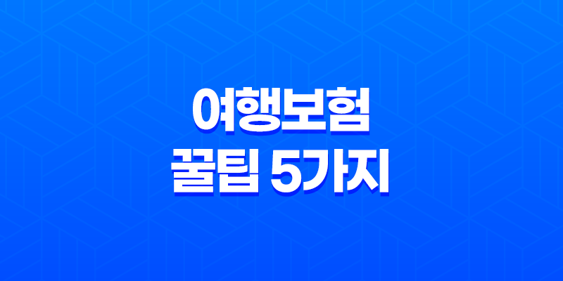 여행보험 꿀팁 5가지 - 해외여행 중 아플 때 의료비 보장받는 방법 8 여행보험 꿀팁 5가지 - 해외여행 중 아플 때 의료비 보장받는 방법 7