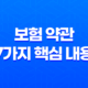 꼼꼼하게 알아보는 보험 약관 7가지 핵심 내용 19