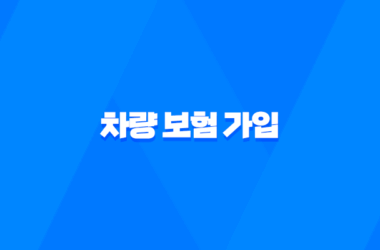 차량 보험 가입 - 현명하게 준비하는 2025년 가이드 12