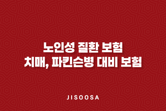 노인성 질환 보험